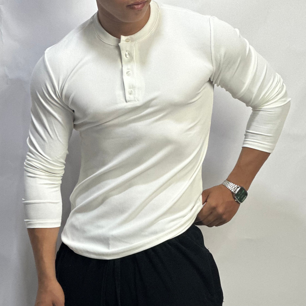 Long sleeves Henley shirt